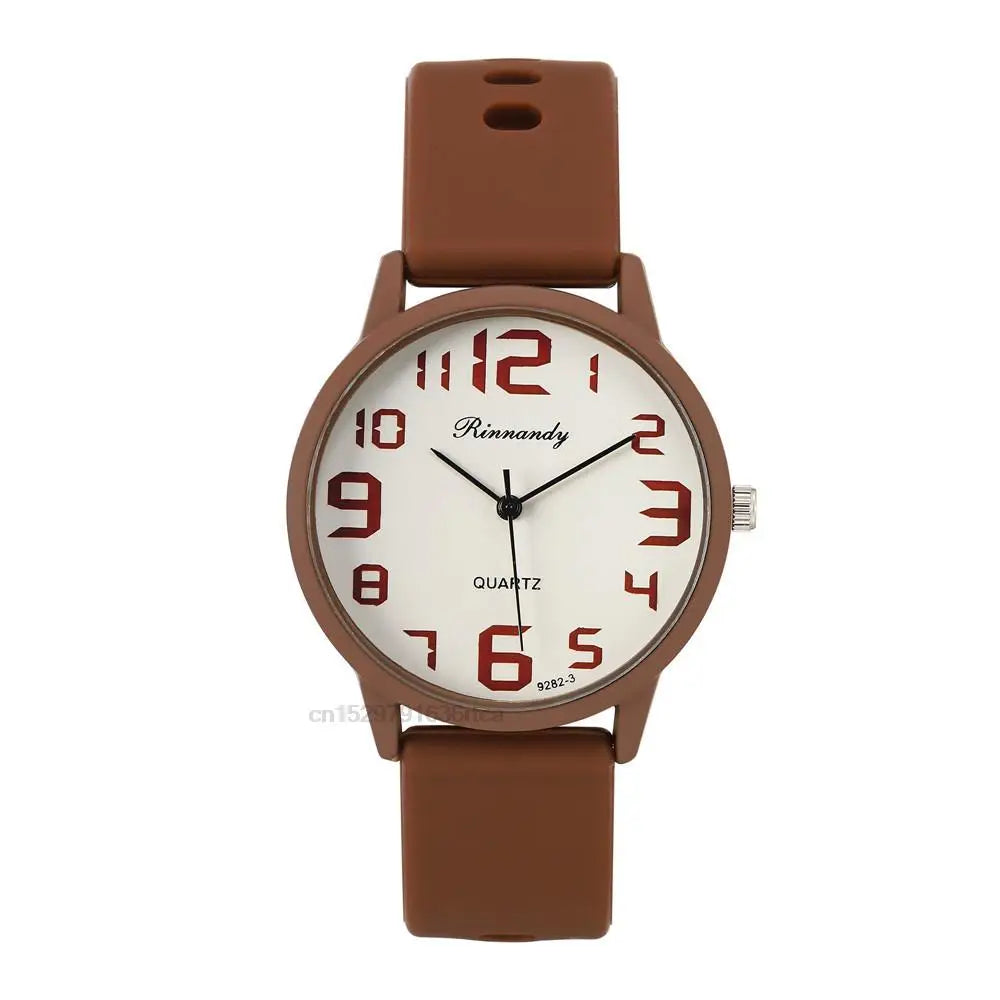 Orologio Donna Quarzo Cinturino Silicone – Quadrante 36 mm Stile Moda Casual
