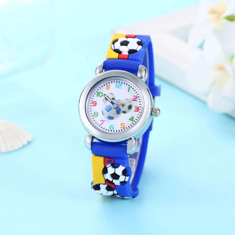 Orologio Bambino Cartoni Quarzo Silicone Colorato