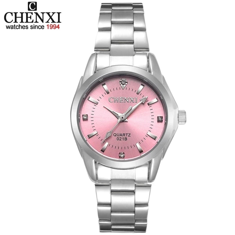 Orologio Donna Acciaio – Quarzo Elegante Resistente all’Acqua Quadrante 28 mm