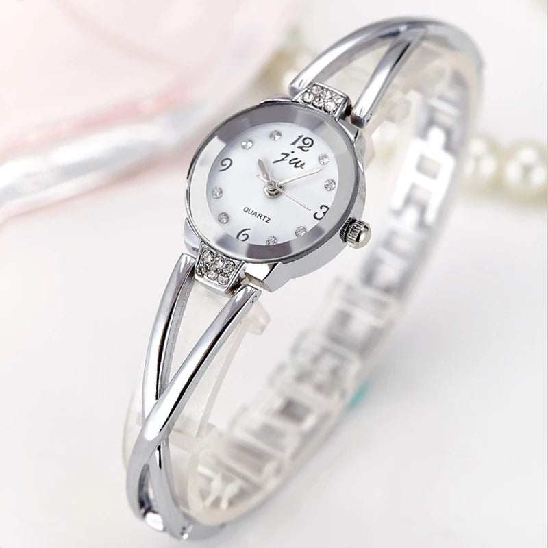 Orologio Donna Quarzo Elegante Moda Acciaio Piccolo Quadrante 20mm