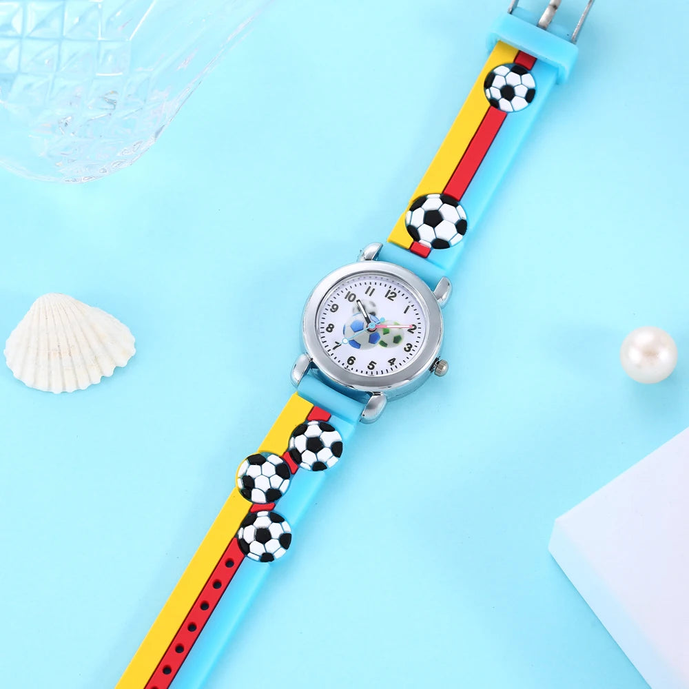 Orologio Bambino Cartoni Quarzo Silicone Colorato