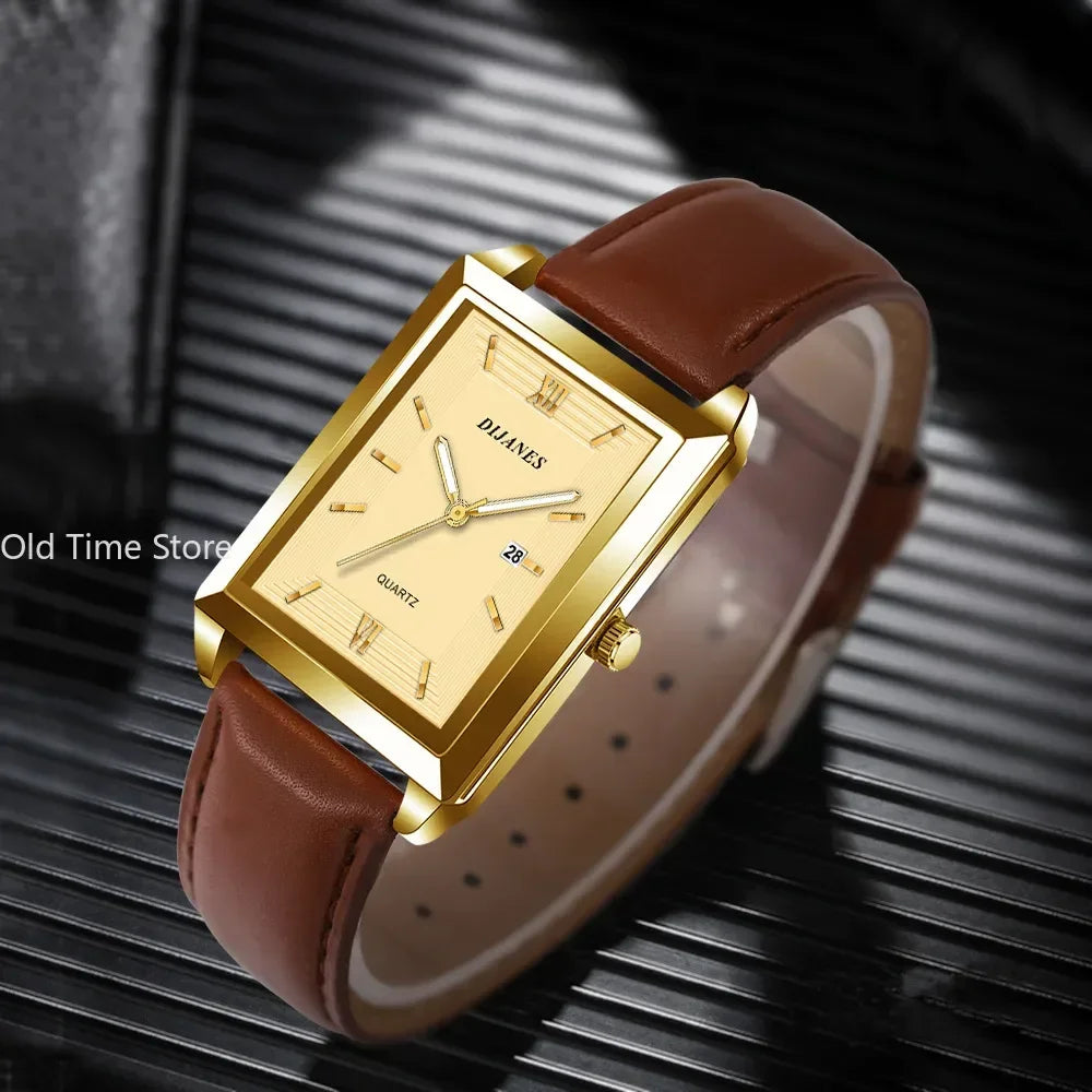 Orologio Uomo Casual Quarzo Similpelle Elegante 40mm