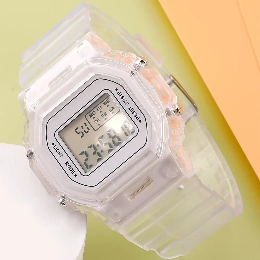 Orologio da Donna Digitale LED Silicone Sportivo Elettronico