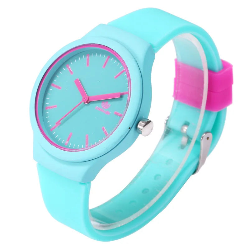 Orologio Donna Quarzo Casual Moda Cinturino Silicone
