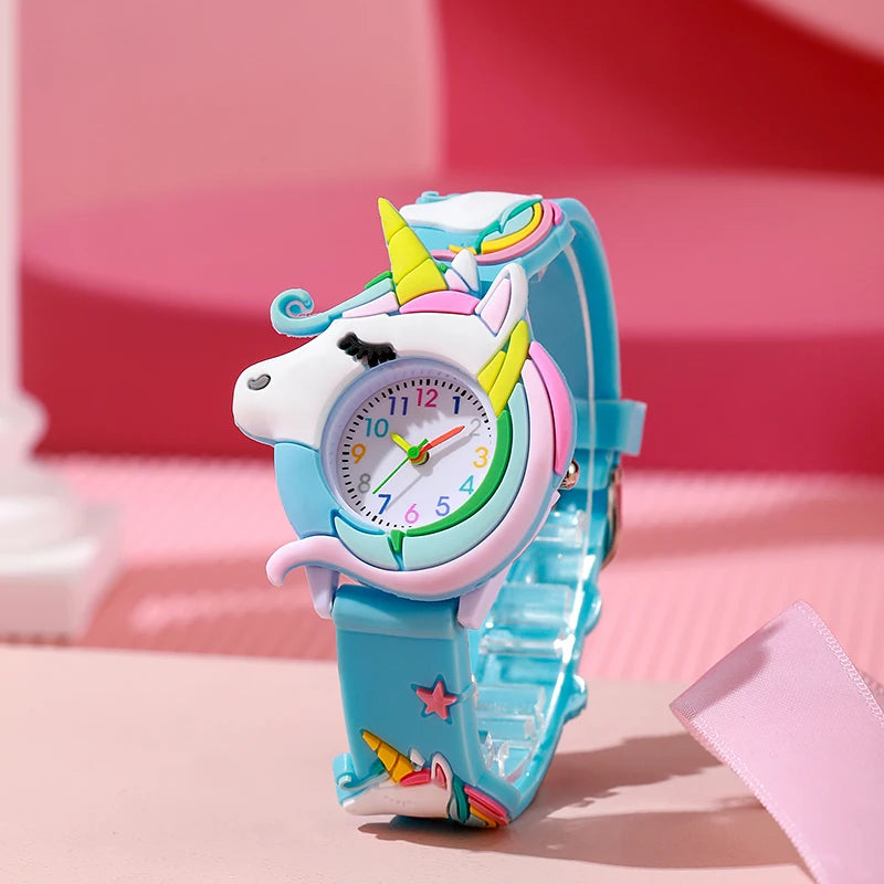 Orologio Bambino/Bambina al Quarzo Silicone – Moda Casual Colorato