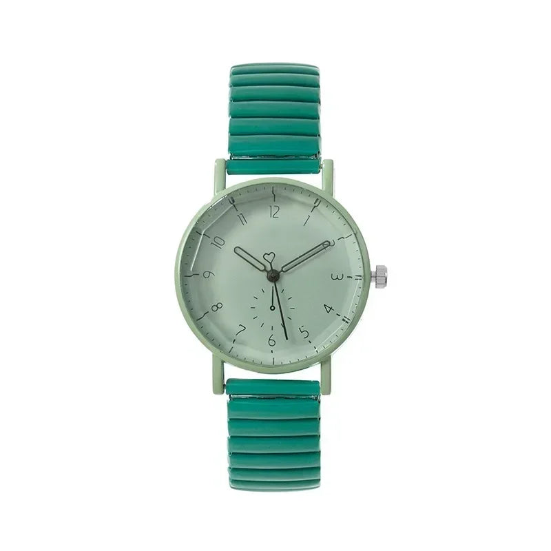 Orologio Donna Quarzo Moda Casual Elegante Cinturino Elastico Leggero Classico