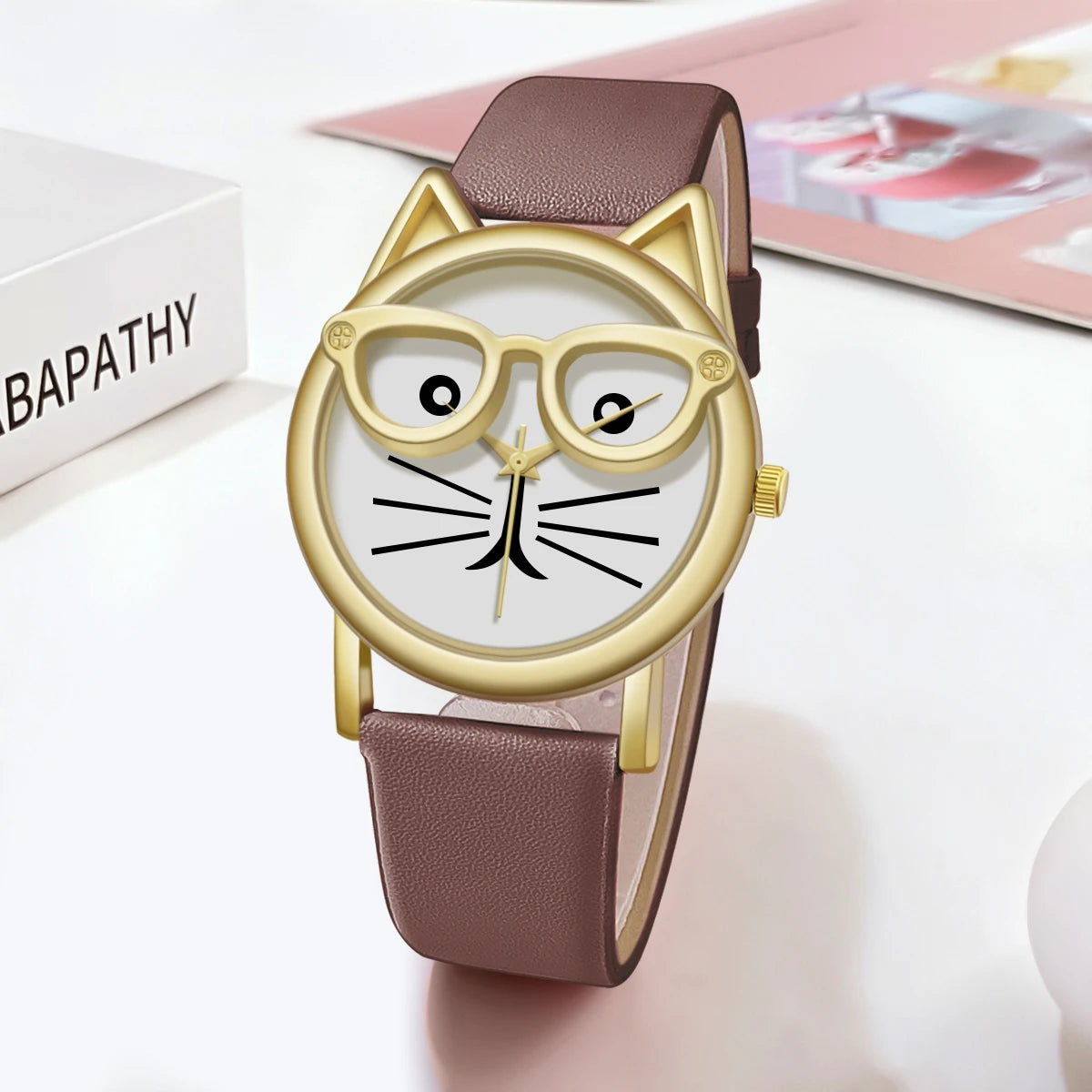 Orologio Donna 37 mm Quarzo Cinturino Similpelle Creativo