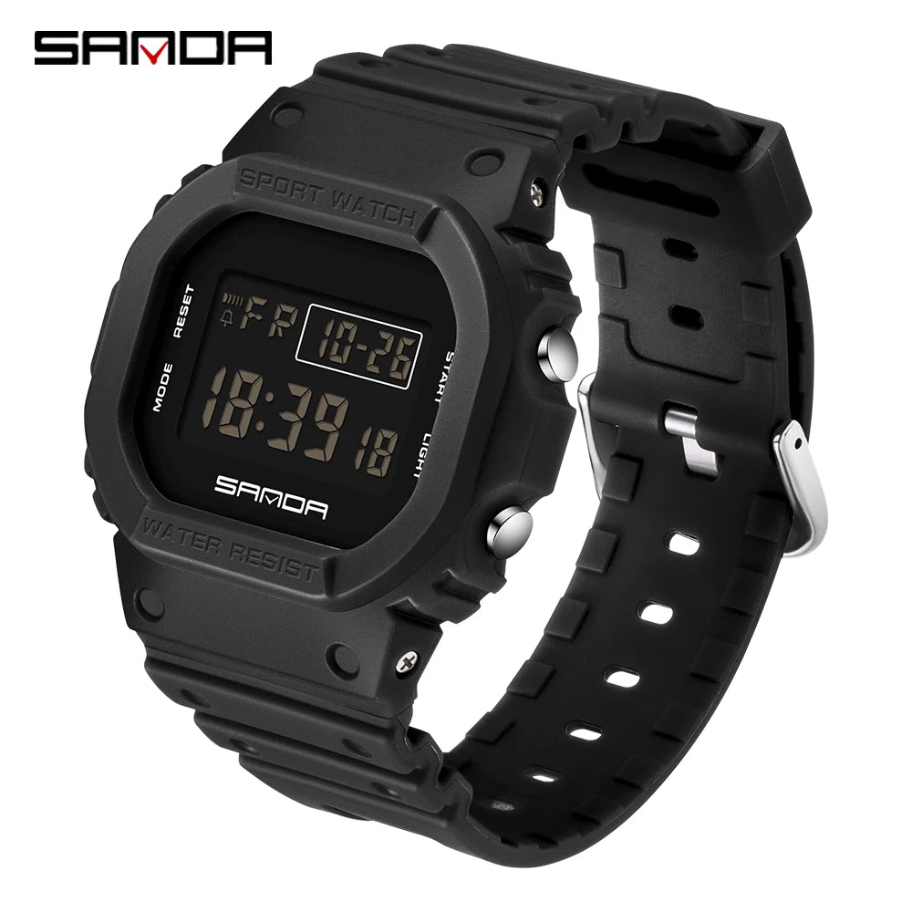 Orologio Uomo Digitale Sportivo Cronografo Sveglia
