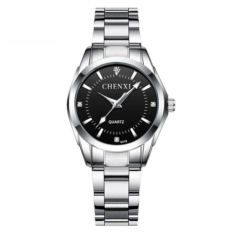 Orologio Donna Acciaio – Quarzo Elegante Resistente all’Acqua Quadrante 28 mm