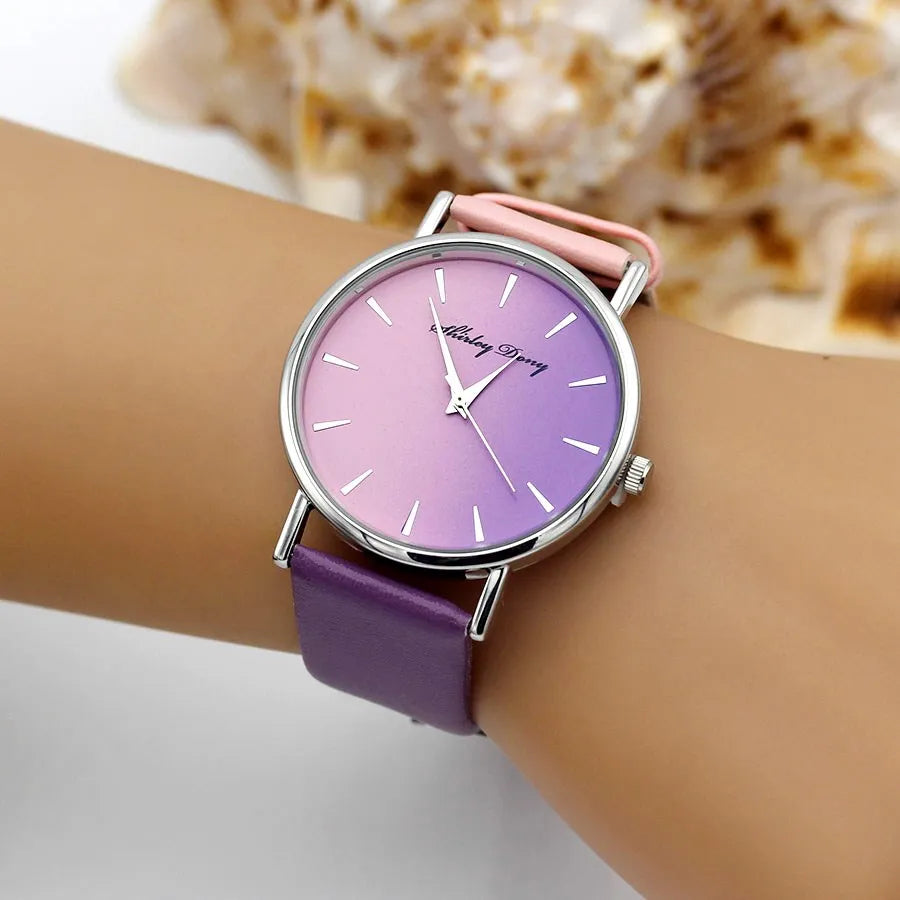 Orologio Donna Quarzo Elegante – Cinturino Similpelle Quadrante 38 mm