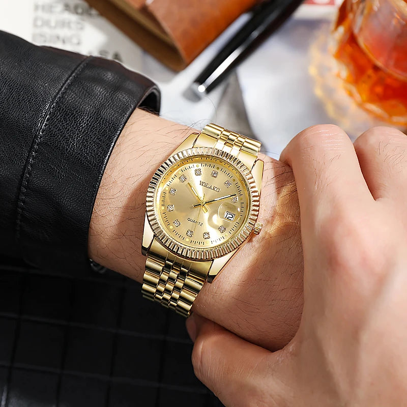Orologio Uomo Lega  Elegante Quarzo 36mm