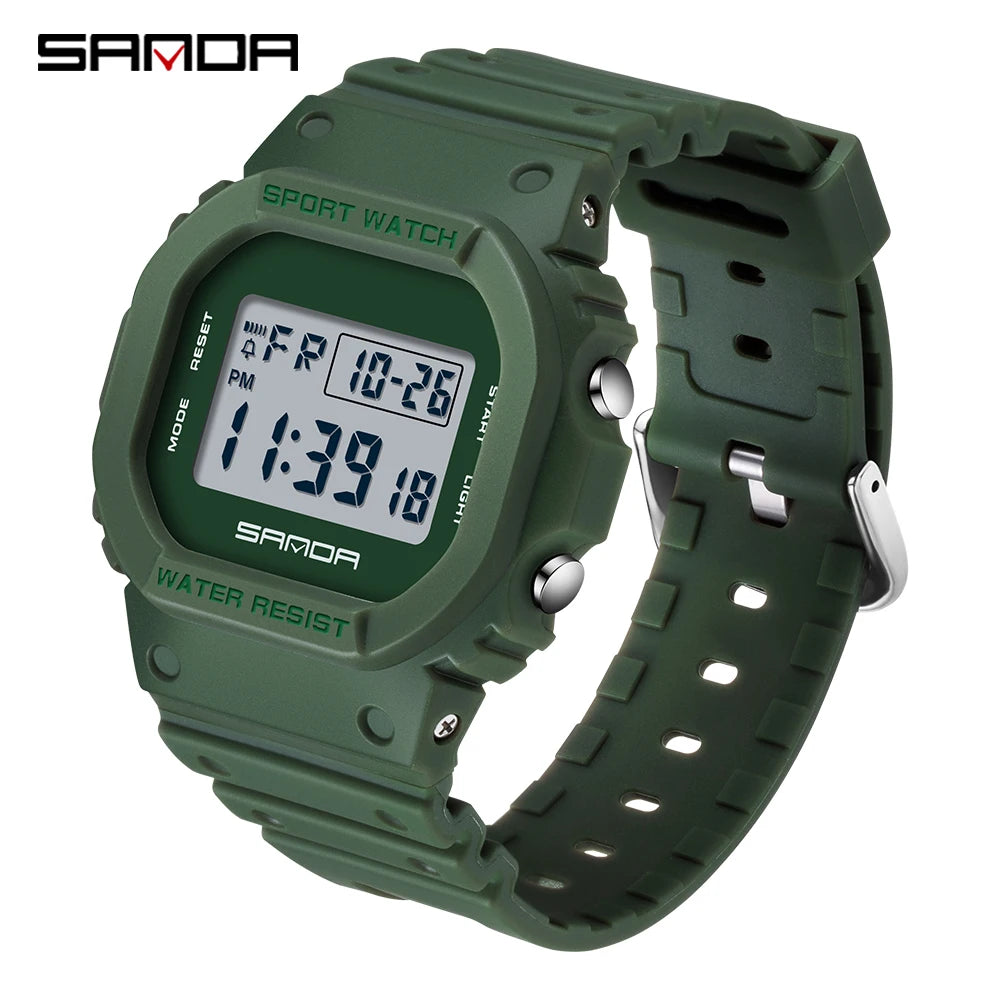 Orologio Uomo Digitale Sportivo Cronografo Sveglia