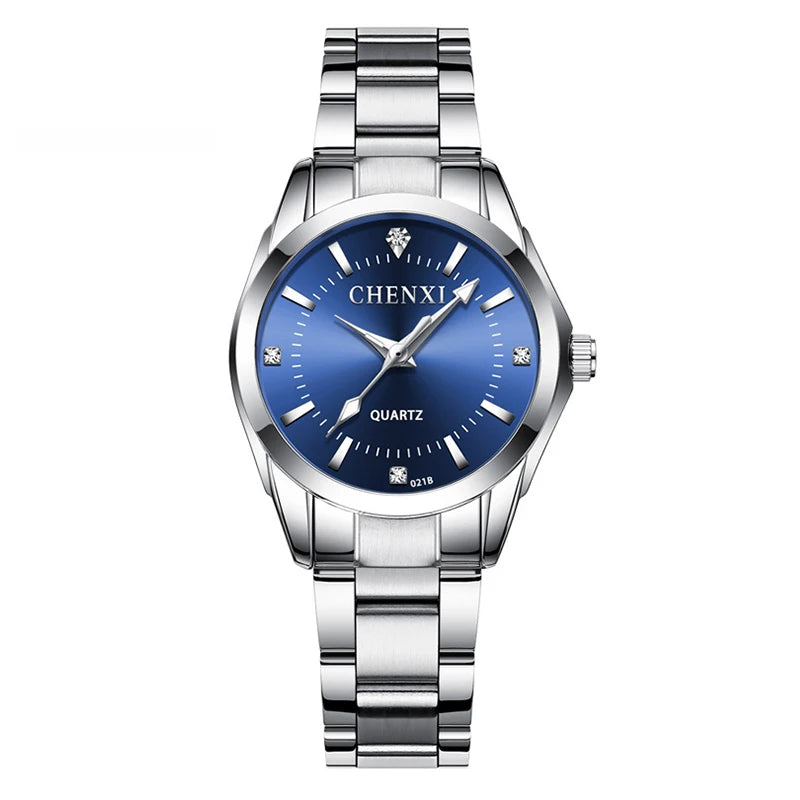 Orologio Donna Acciaio – Quarzo Elegante Resistente all’Acqua Quadrante 28 mm