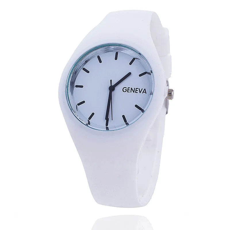 Orologio Donna Quarzo Moda Casual Cinturino Silicone Quadrante 35mm