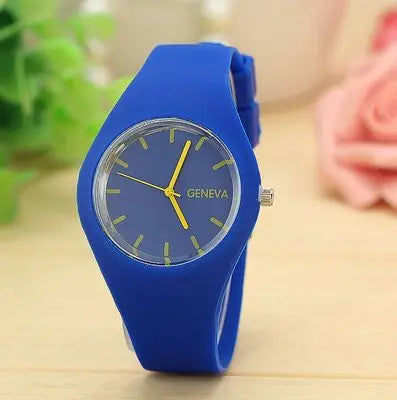 Orologio Donna Quarzo Moda Casual Cinturino Silicone Quadrante 35mm