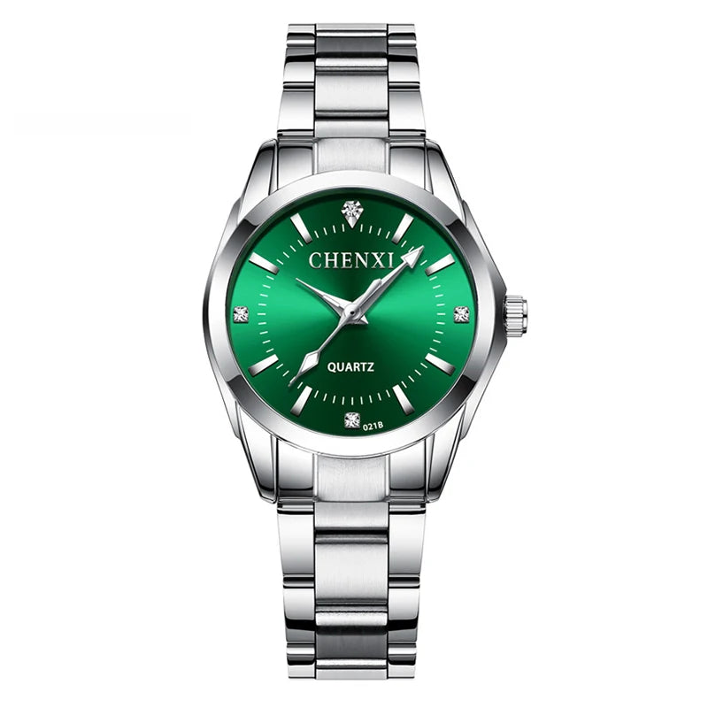 Orologio Donna Acciaio – Quarzo Elegante Resistente all’Acqua Quadrante 28 mm