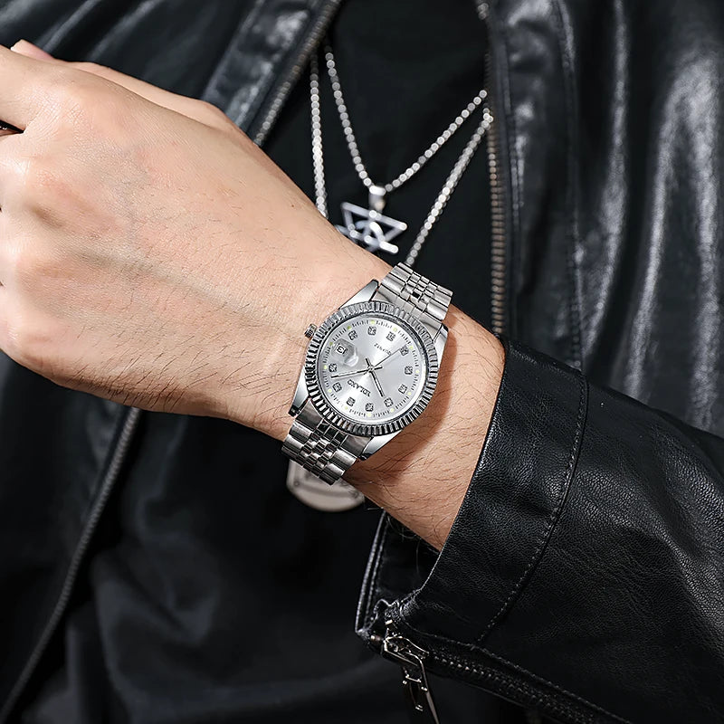 Orologio Uomo Lega  Elegante Quarzo 36mm