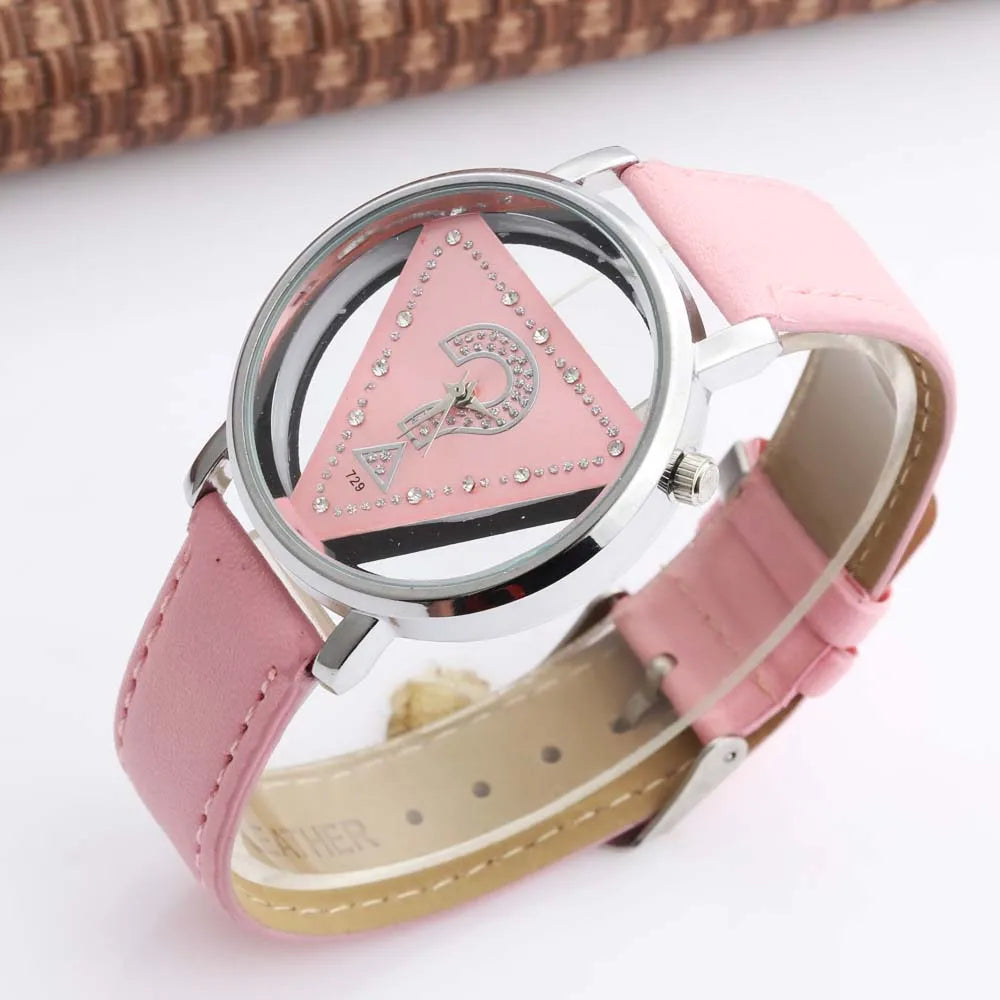 Orologio Donna Quarzo Similpelle Stile Elegante
