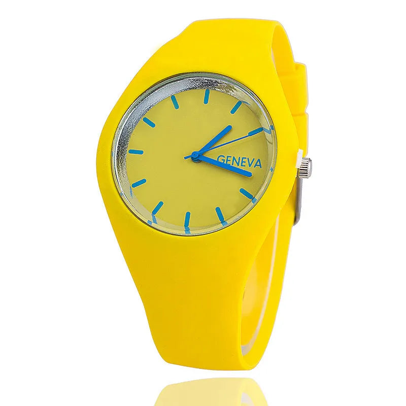 Orologio Donna Quarzo Moda Casual Cinturino Silicone Quadrante 35mm