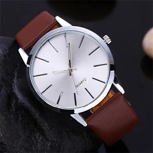 Orologio Uomo Casual Quarzo Similpelle Classico ed Elegante