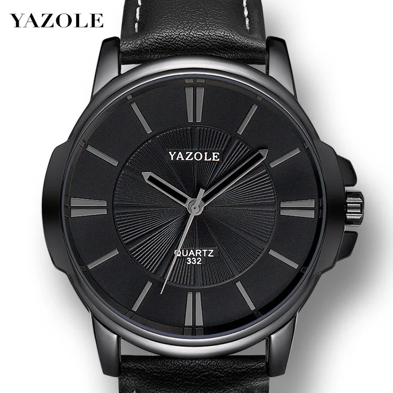 Orologio Uomo 42mm Quarzo Cinturino Similpelle