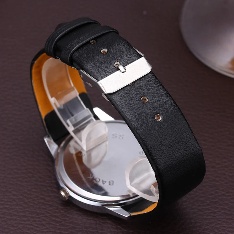 Orologio Uomo Casual Quarzo Similpelle Classico ed Elegante