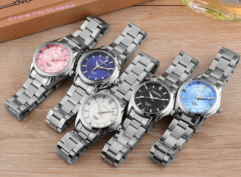 Orologio Donna Acciaio – Quarzo Elegante Resistente all’Acqua Quadrante 28 mm