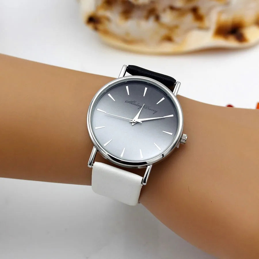 Orologio Donna Quarzo Elegante – Cinturino Similpelle Quadrante 38 mm