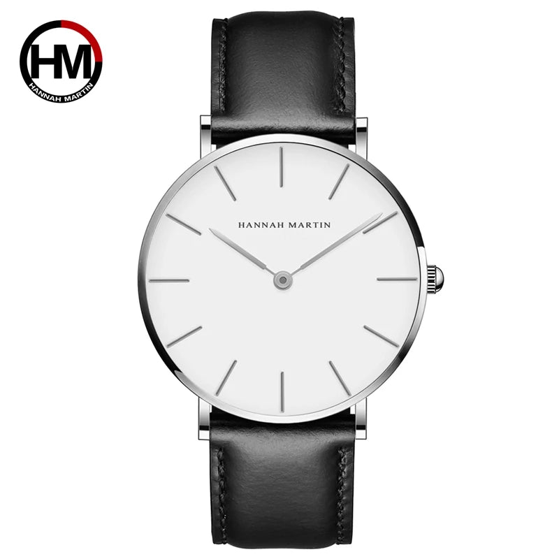 Orologio Uomo Quarzo Elegante Cinturino Similpelle 40mm