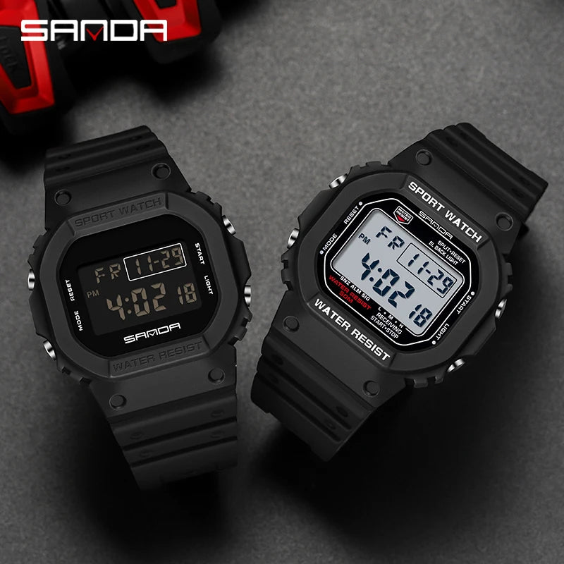 Orologio Uomo Digitale Sportivo Cronografo Sveglia