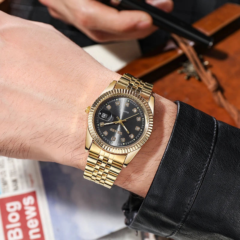 Orologio Uomo Lega  Elegante Quarzo 36mm