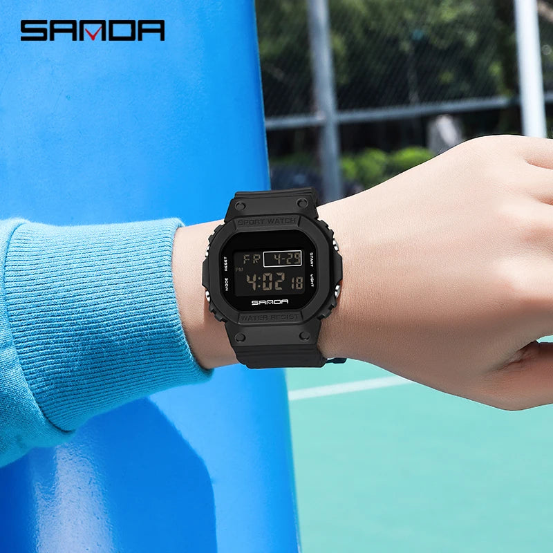 Orologio Uomo Digitale Sportivo Cronografo Sveglia