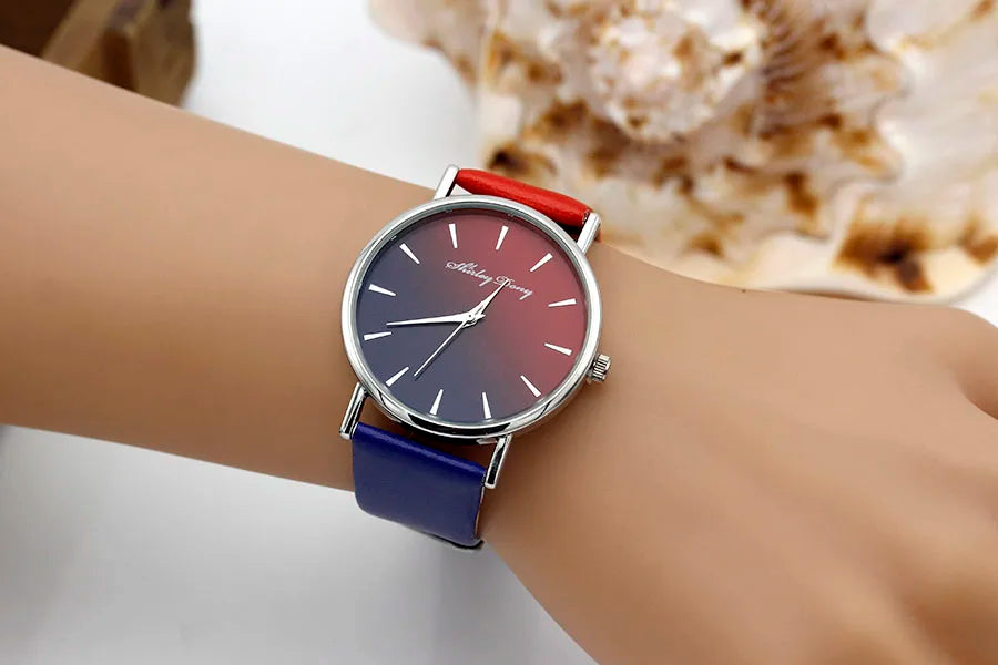Orologio Donna Quarzo Elegante – Cinturino Similpelle Quadrante 38 mm