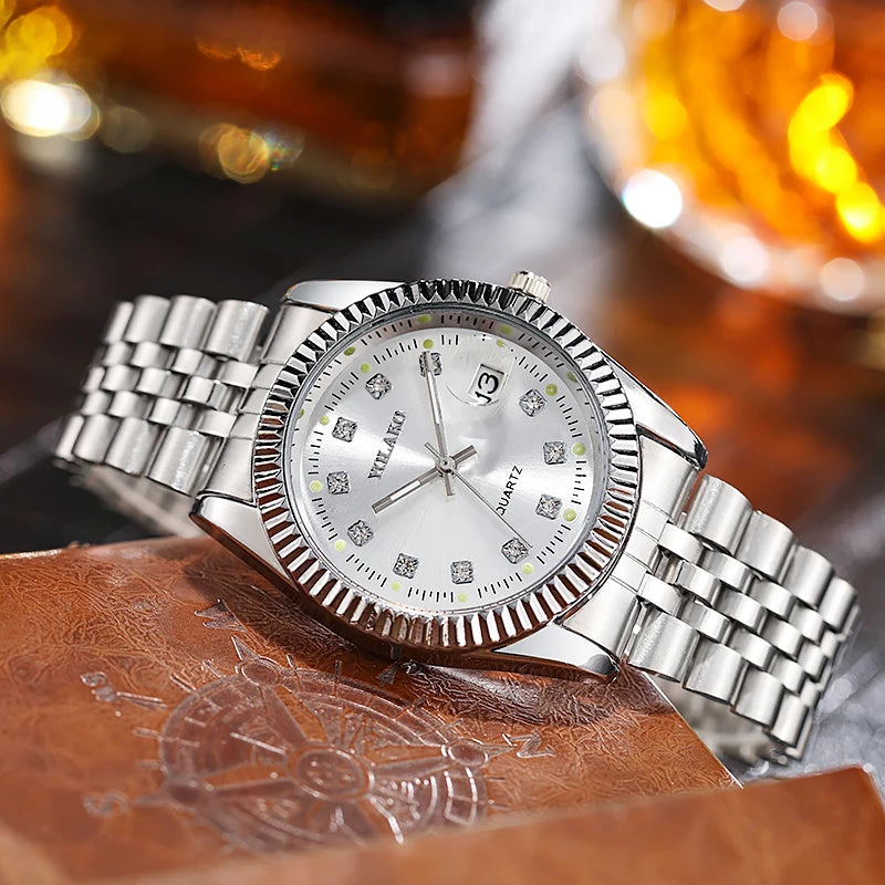Orologio Uomo Lega  Elegante Quarzo 36mm