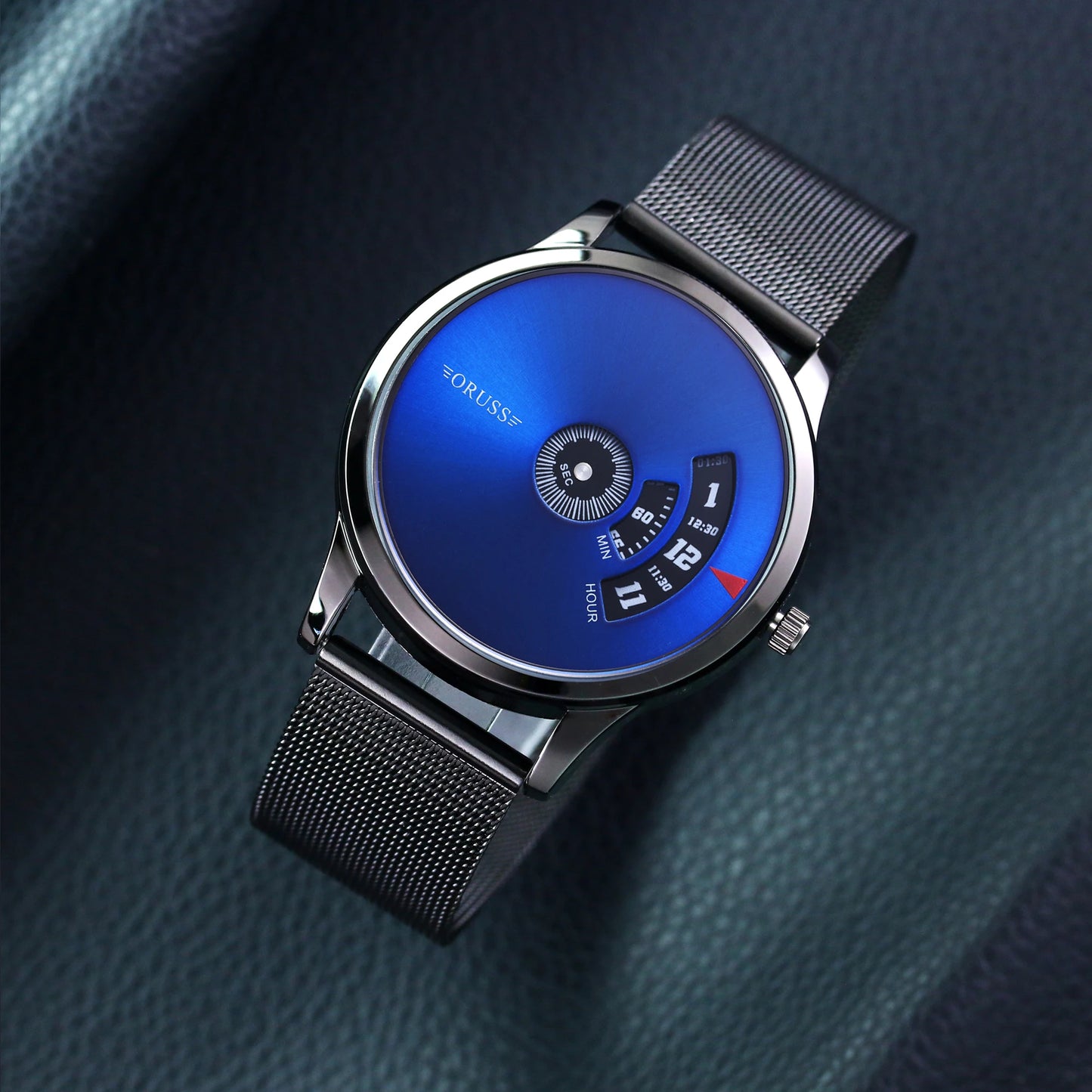 Orologio Uomo Moda Quarzo Elegante Cinturino in Lega