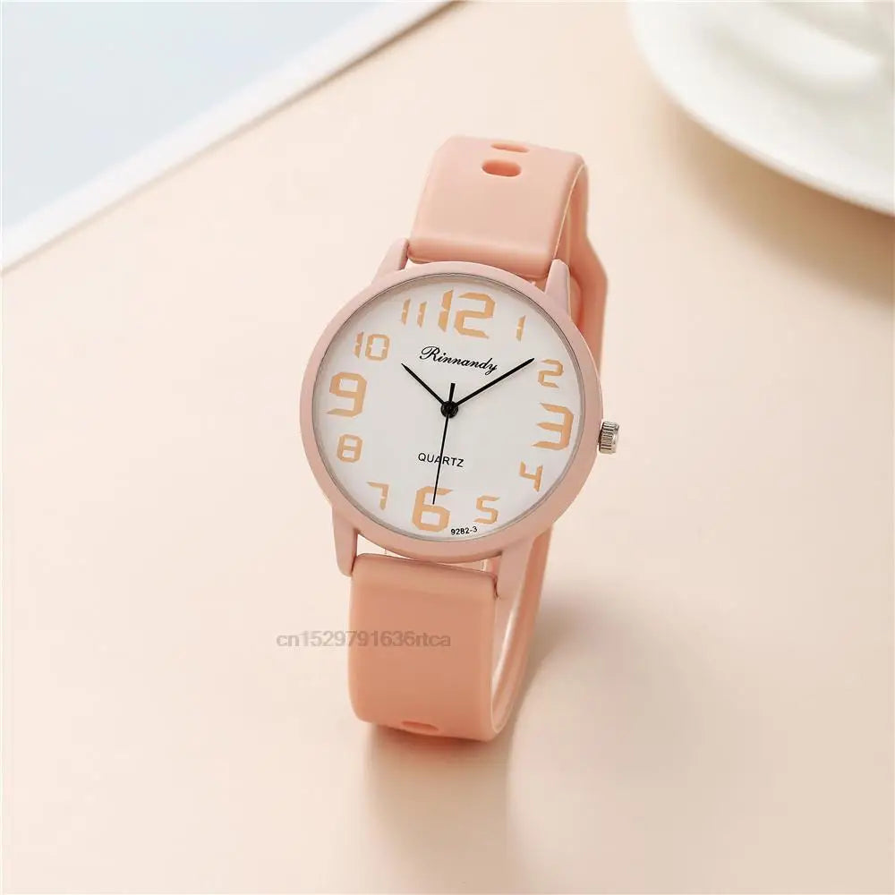 Orologio Donna Quarzo Cinturino Silicone – Quadrante 36 mm Stile Moda Casual