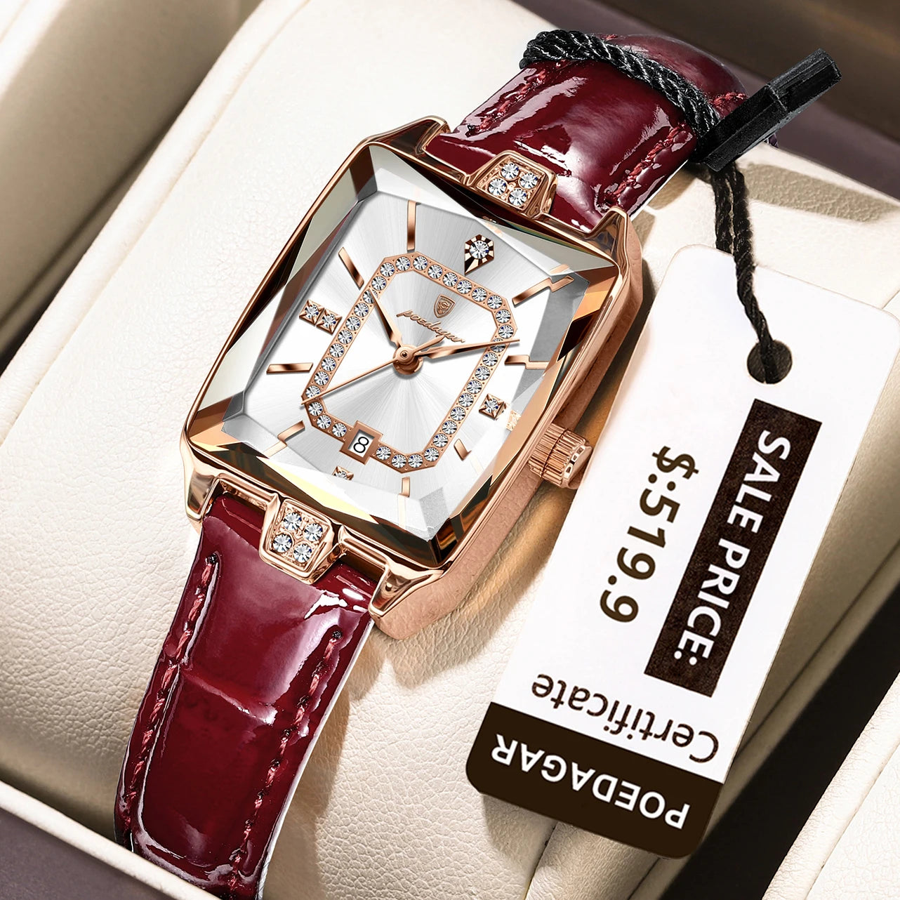 Orologio Donna Quarzo Cinturino similpelle Data