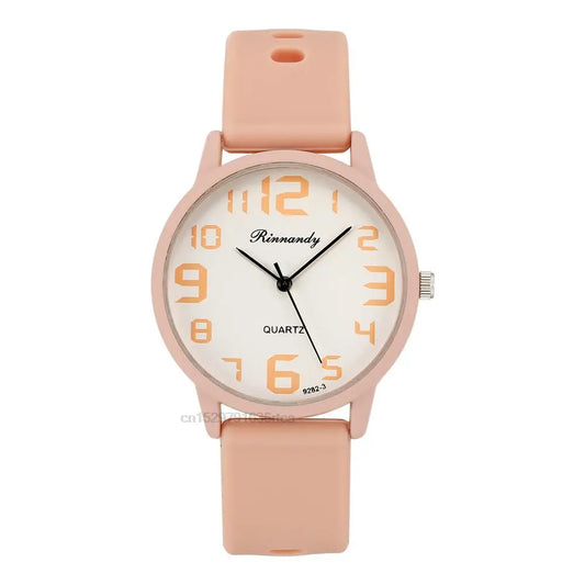 Orologio Donna Quarzo Cinturino Silicone – Quadrante 36 mm Stile Moda Casual