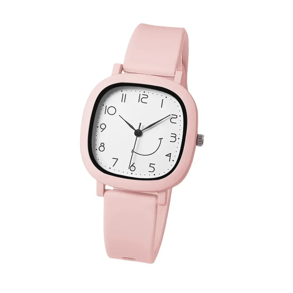 Orologio Donna Quarzo – Cinturino Silicone Quadrante Quadrato Moda Casual