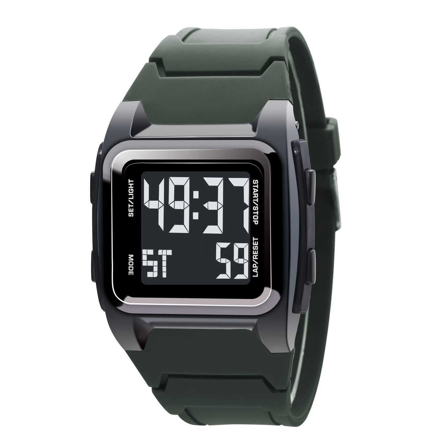 Orologio Digitale Uomo Sportivo Multifunzione Impermeabile 5ATM Cronometro Sveglia
