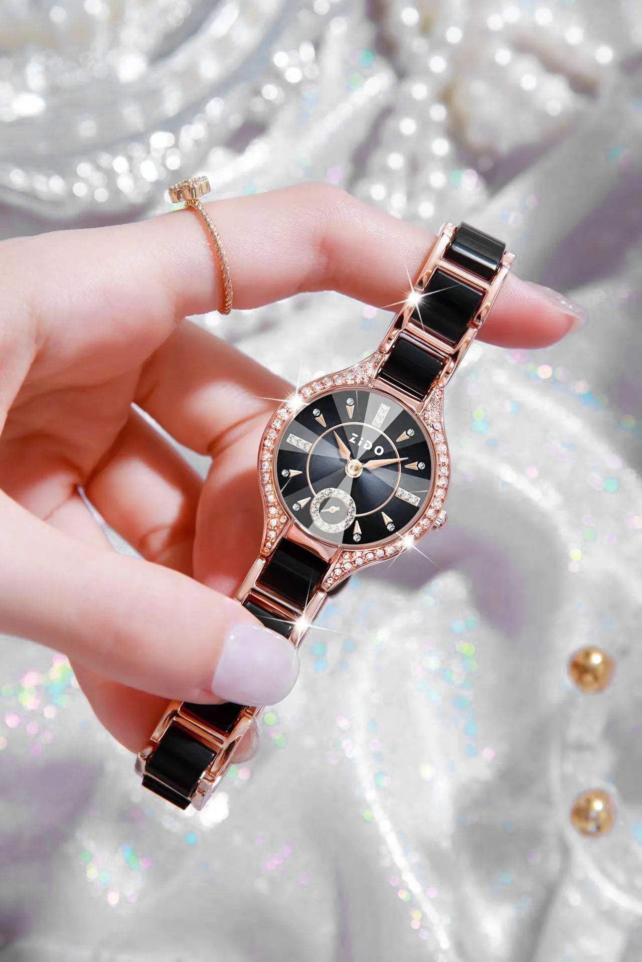 Orologio Donna Acciaio Inossidabile – Moda Casual Ultra Leggero Quarzo Elegante
