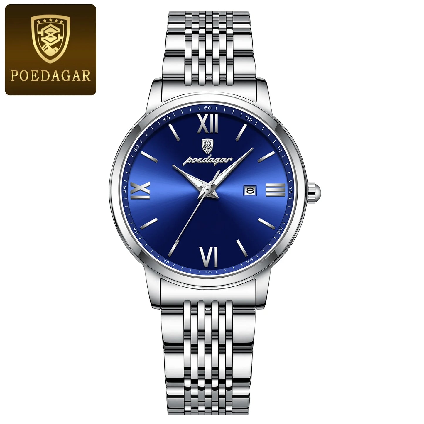 Orologio Donna Quarzo Acciaio Data Elegante 33mm