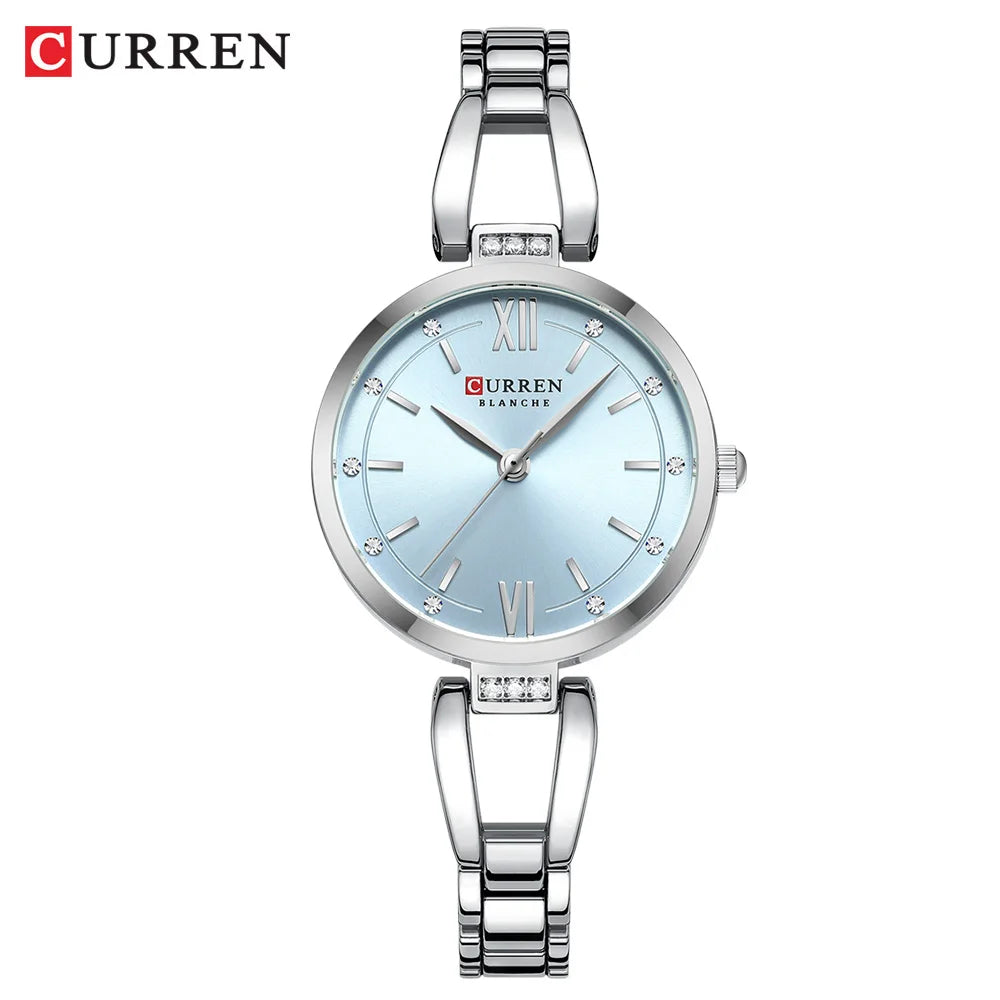 Orologio Donna 30mm Quarzo Elegante Acciaio Moda Casual
