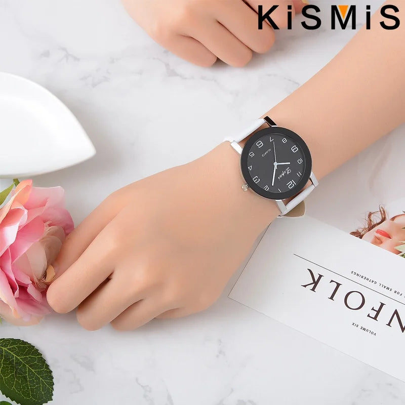 Orologio Donna Quarzo Moda Casual Cinturino Ecopelle Elegante