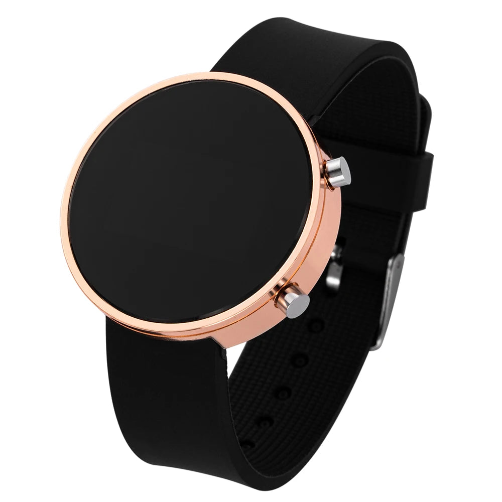 Orologio Digitale LED Uomo Donna Silicone Quadrante 40mm