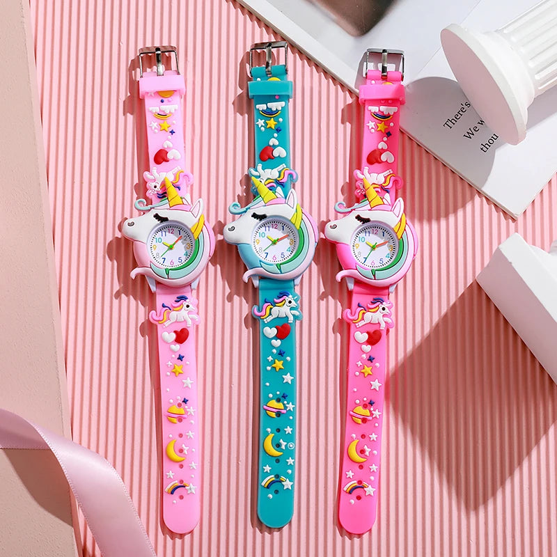 Orologio Bambino/Bambina al Quarzo Silicone – Moda Casual Colorato
