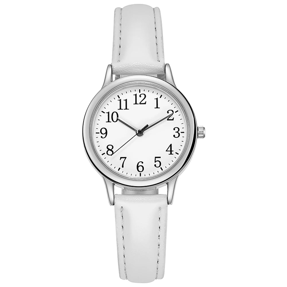 Orologio Donna Quarzo Elegante Similpelle Design Semplice e alla Moda