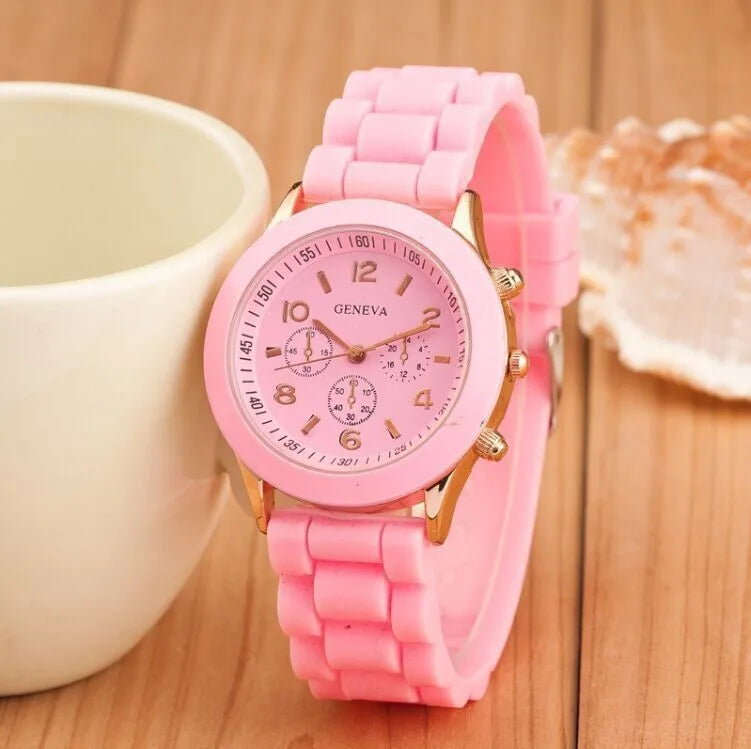 Orologio Donna Quarzo – Cinturino Silicone Moda Casual Quadrante 36 mm