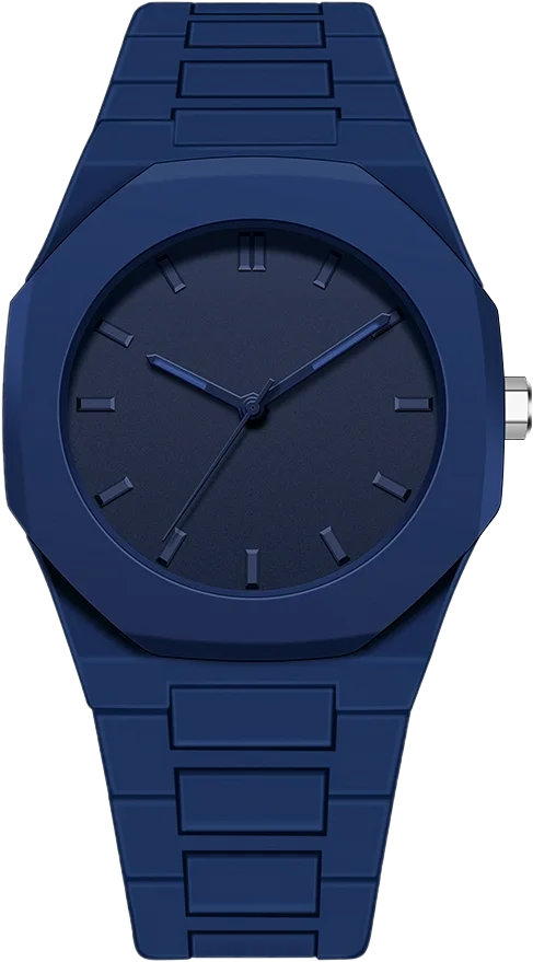 Orologio Uomo 42 mm Quarzo Sportivo Cinturino Plastica Rinforzata