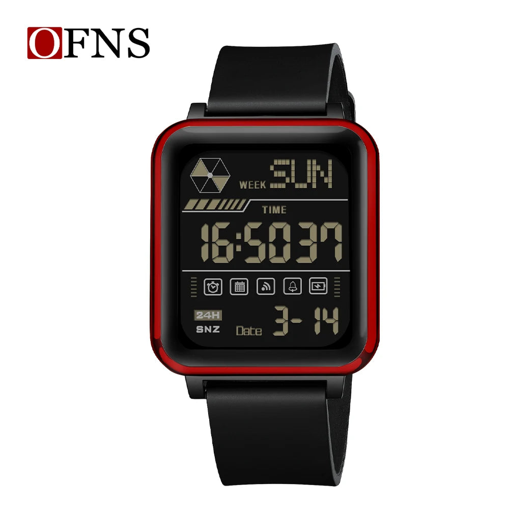 Orologio Digitale Uomo LED Sveglia Sportivo